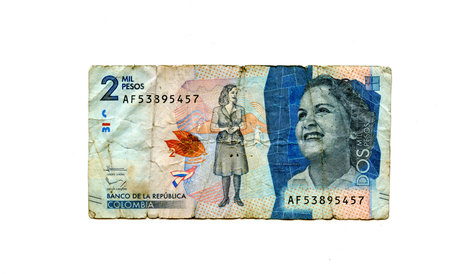 Colombian banknotes (issued in 2016)の写真素材
