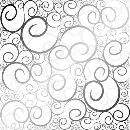 Swirl b&w patternのイラスト素材