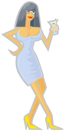 Party girl 2のイラスト素材