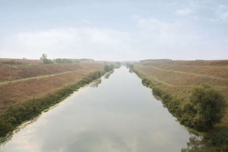 Autumn riverの写真素材