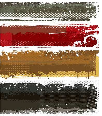 Modern bannersのイラスト素材