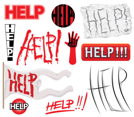 Helpのイラスト素材