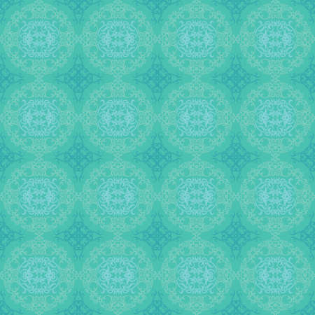 Turquoise seamless patternのイラスト素材