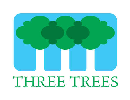 Three treesのイラスト素材