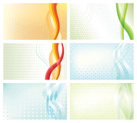 Abstract background, business cards set. Vector design elements.のイラスト素材