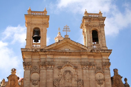 St. George Basilica Gozo, Maltaの写真素材