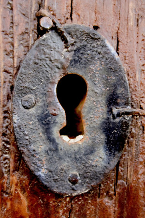 key lock holeの写真素材