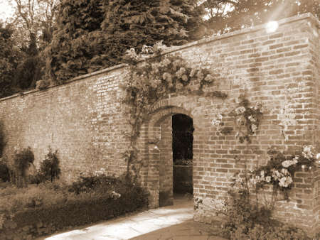 Rose Arch Kibblesworth Northumberland Englandの写真素材