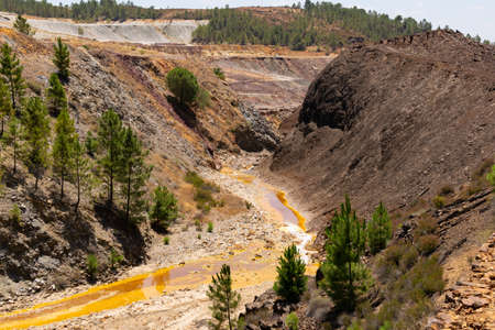 Rio Tinto in Huelva, Andalusia, southern Spainの写真素材
