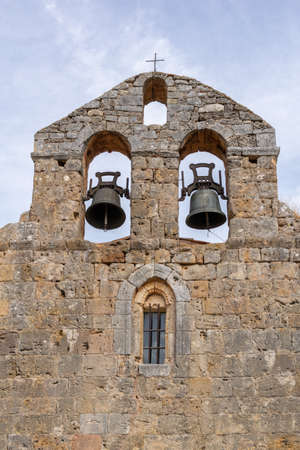 Romanesque church of Quintanarruz. Burgos, Castilla y Leon, Spainの写真素材