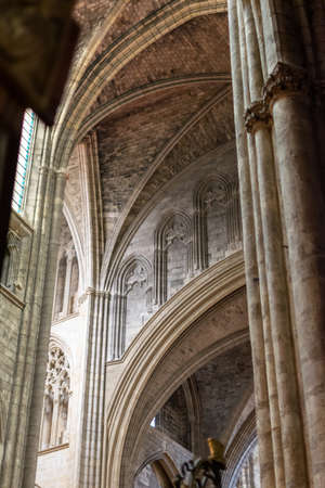 Gothic cathedral of Saint Andre in Bordeaux, New Aquitaine, Franceのeditorial素材