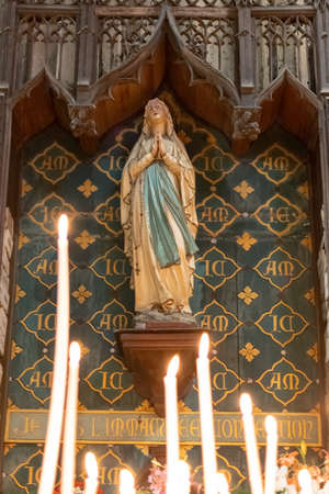 Immaculate in the basilica of Saint Michael in Bordeaux, New Aquitaine, Franceのeditorial素材