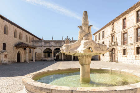Monastery of Santa MarÃ­a la Real de las Huelgas, known as Monasterio de las Huelgas. Cistercian Abbey in Burgos, Castile and Leon, Spainの写真素材