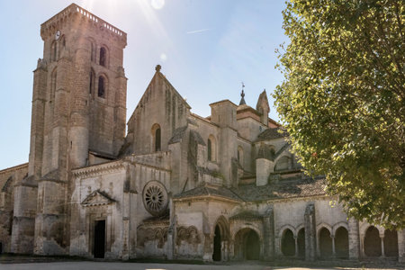 Monastery of Santa MarÃ­a la Real de las Huelgas, known as Monasterio de las Huelgas. Cistercian Abbey in Burgos, Castile and Leon, Spainの写真素材