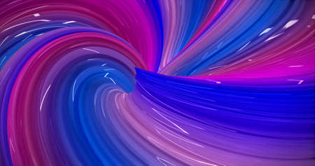 Abstract modern neon twisted futuristic graphic backgroundの写真素材