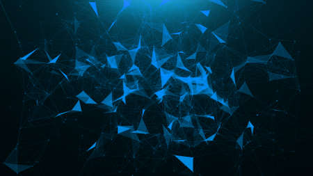 Plexus technology abstract line background watch 4kの写真素材