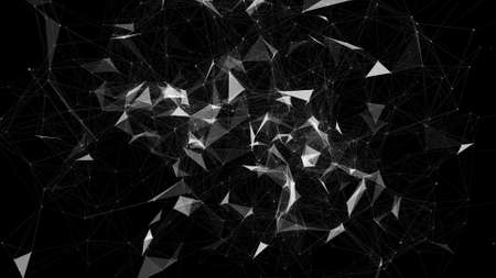 Plexus technology abstract line background watch 4kの写真素材