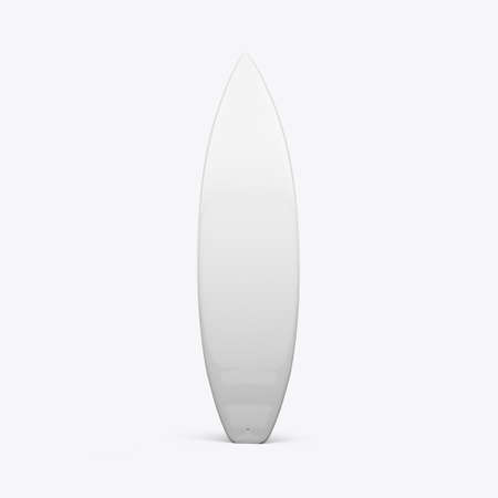 3D render of a surfboard on a white backgroundの写真素材