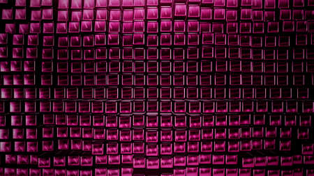 3D render Background from the pink squaresの写真素材