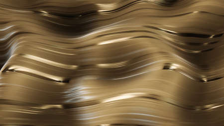 3d render Golden glamour caramel abstract backgroundの写真素材