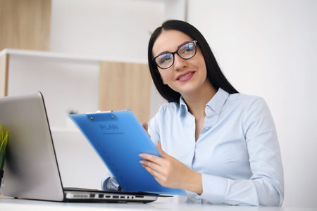 Home office is her place of work