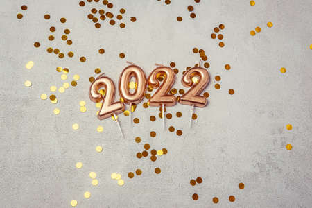 figures 2022 the concept of christmas and christmas salesの写真素材