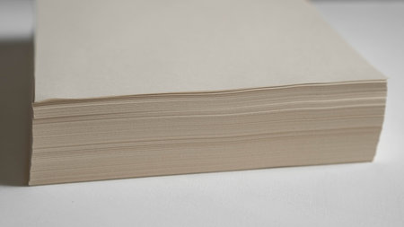 unbleached printer paper ,paper without white pigment