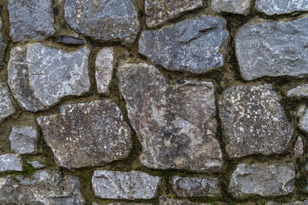 Vintage rustic stone wall - high quality texture / backgroundの写真素材