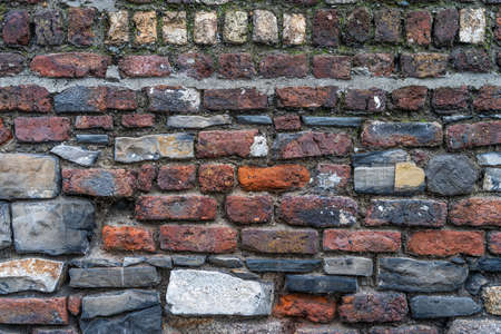 Vintage rustic stone wall - high quality texture / backgroundの写真素材