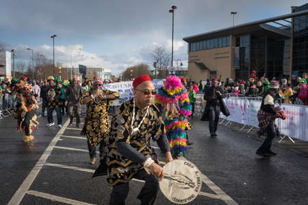 Dublin, Ireland 17 March 2019 St Patrics Day Paradeのeditorial素材