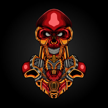 frame and border on black background, photo frame with corners, this is an ideal vector illustration for mascots and tattoos or T-shirt graphicsのイラスト素材