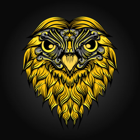 skull spooky ornament, this is an ideal vector illustration for mascots and tattoos or T-shirt graphicsのイラスト素材