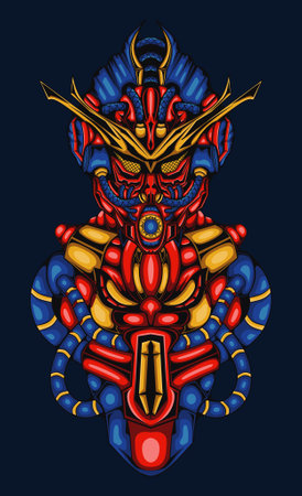 Two Hearts with a lock of love, this is an ideal vector illustration for mascots and tattoos or T-shirt graphicsのイラスト素材