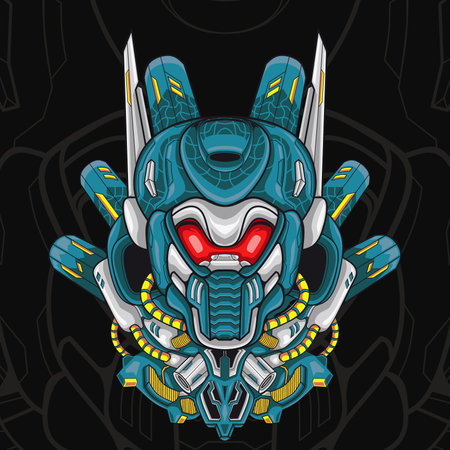 Skull ornament collection illustration, this is an ideal vector illustration for mascots and tattoos or T-shirt graphicsのイラスト素材