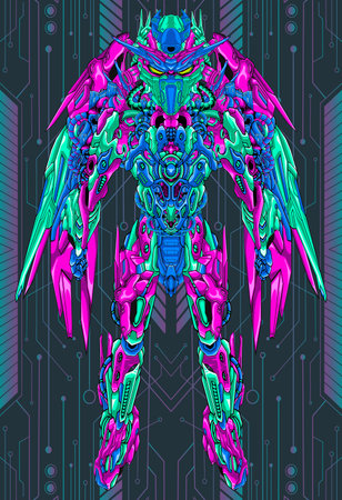 Legendary dragon artwork illustration, this is an ideal vector illustration for mascots and tattoos or T-shirt graphicsのイラスト素材