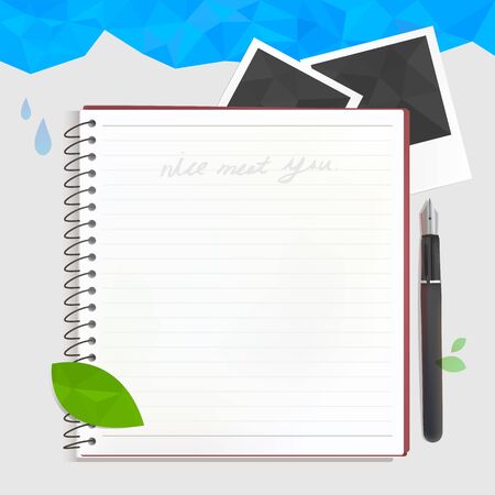 Note Frameのイラスト素材