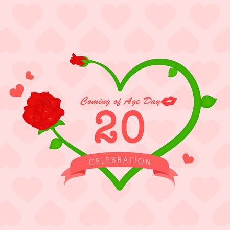 Coming of Age Day illustrationのイラスト素材