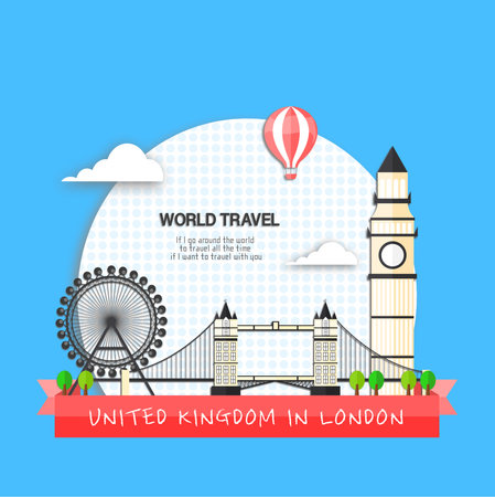 Landmark illustrationのイラスト素材