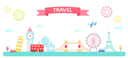 illustrationtravel imageのイラスト素材