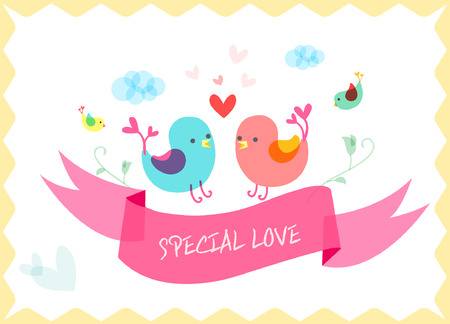 sweet love imageのイラスト素材