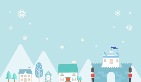 illustration happy christmas imageのイラスト素材