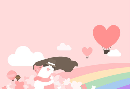 illustrationsweet love imageのイラスト素材