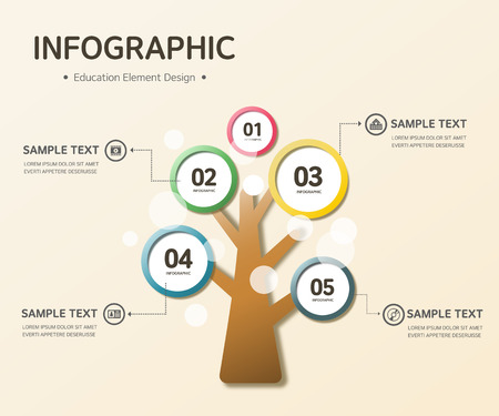 education infographicのイラスト素材