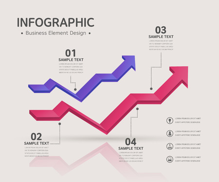 business infographicのイラスト素材