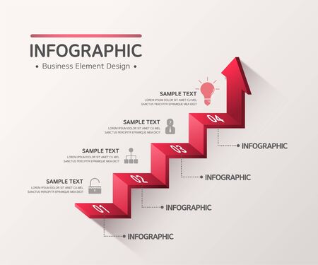 business infographicのイラスト素材