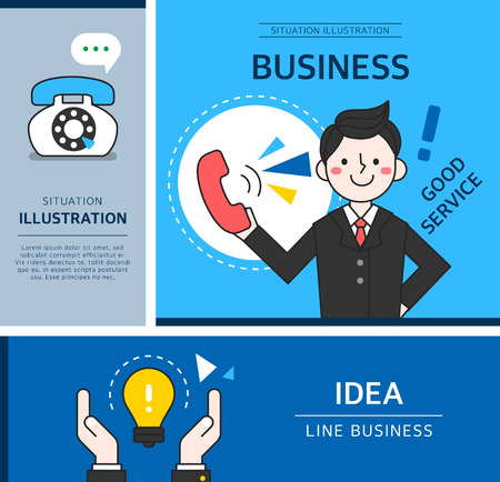 business illustrationのイラスト素材