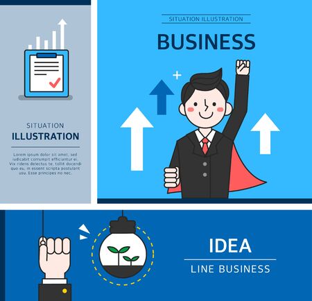 business illustrationのイラスト素材