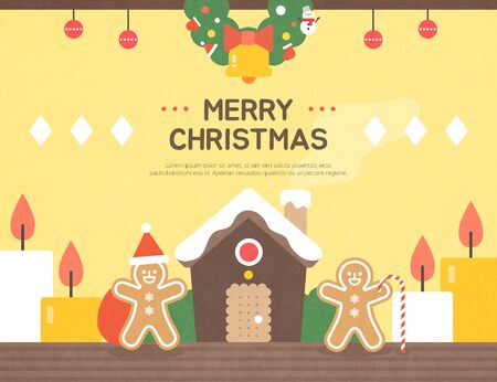 Christmas Character Illustrationのイラスト素材