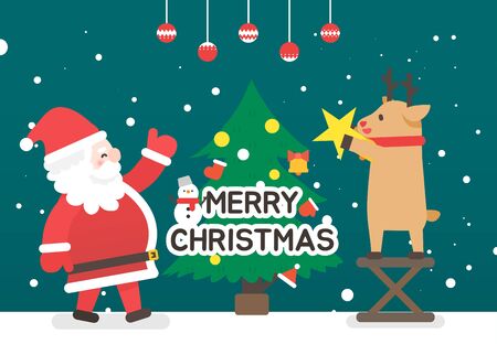 Christmas Character Illustrationのイラスト素材