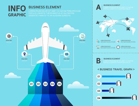 business infographicのイラスト素材